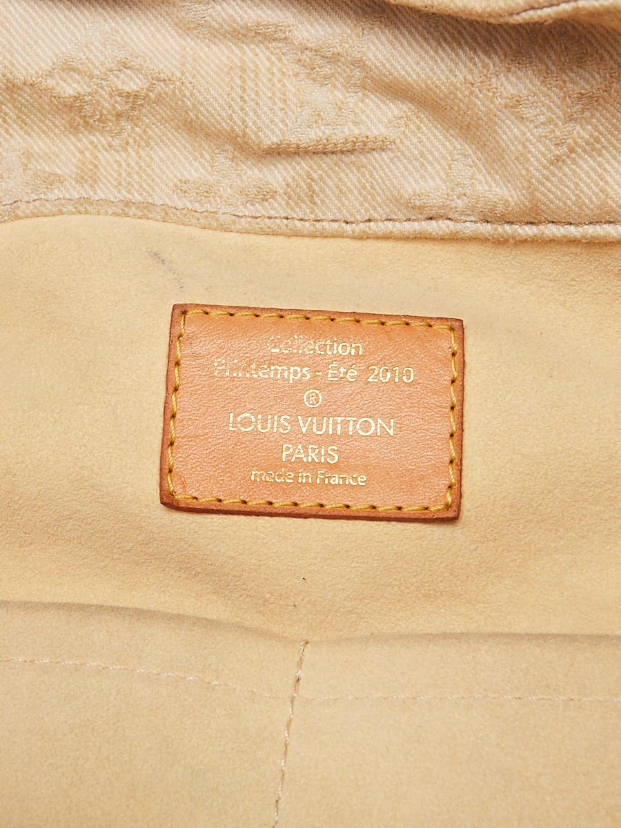 Louis Vuitton Limited Edition Orange Monogram Denim Sunrise Bag