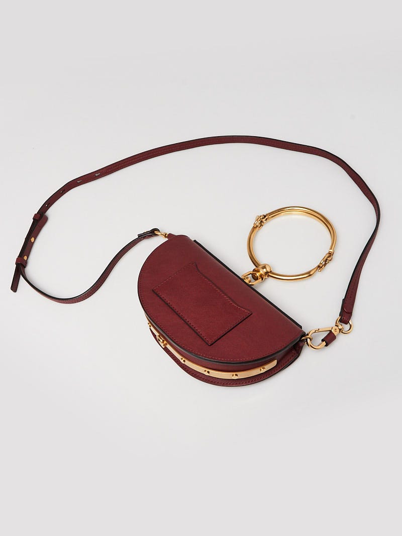 This Chloé Small Nile Bracelet Calfskin Minaudiere had some