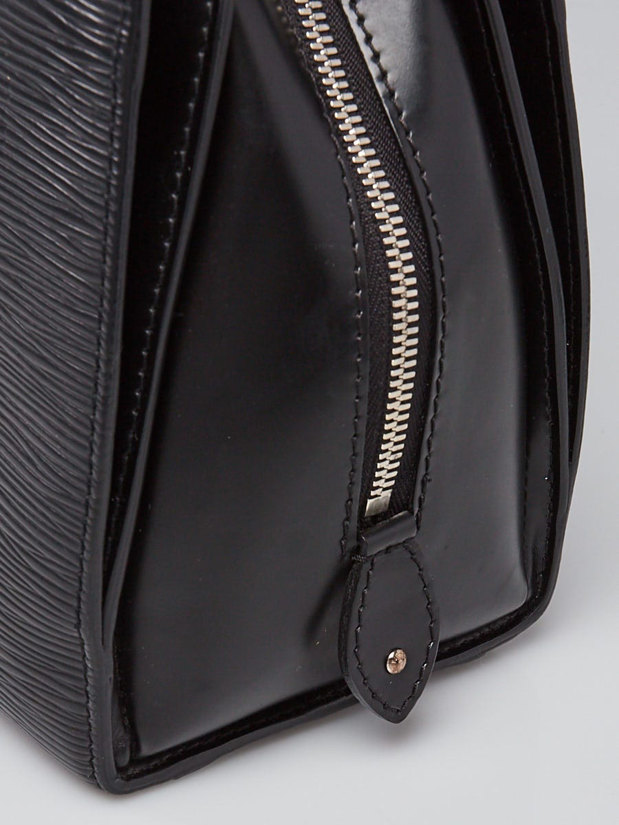 LOUIS VUITTON #38256 Electric Black Epi Leather Pont Neuf GM Handbag
