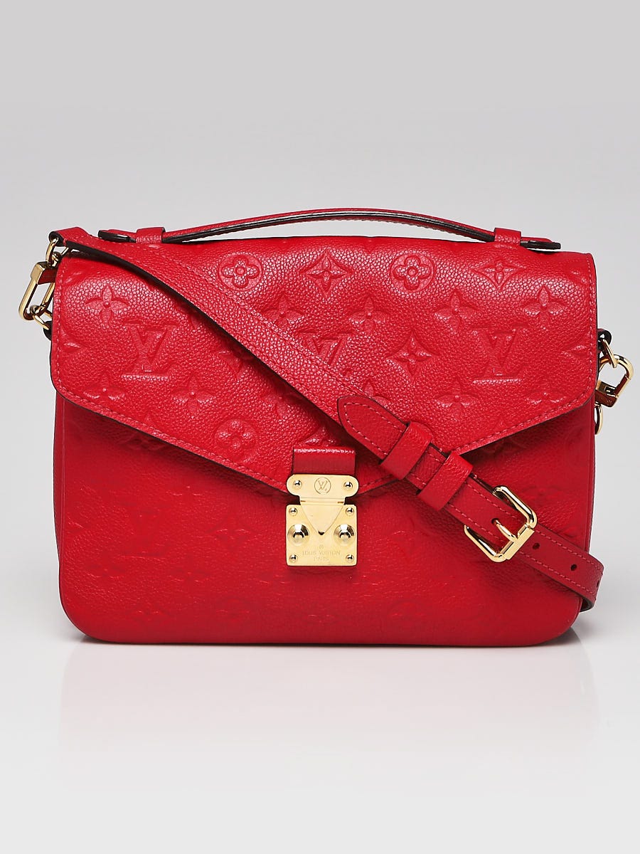 Louis Vuitton - Authenticated Metis Handbag - Red for Women, Very Good Condition