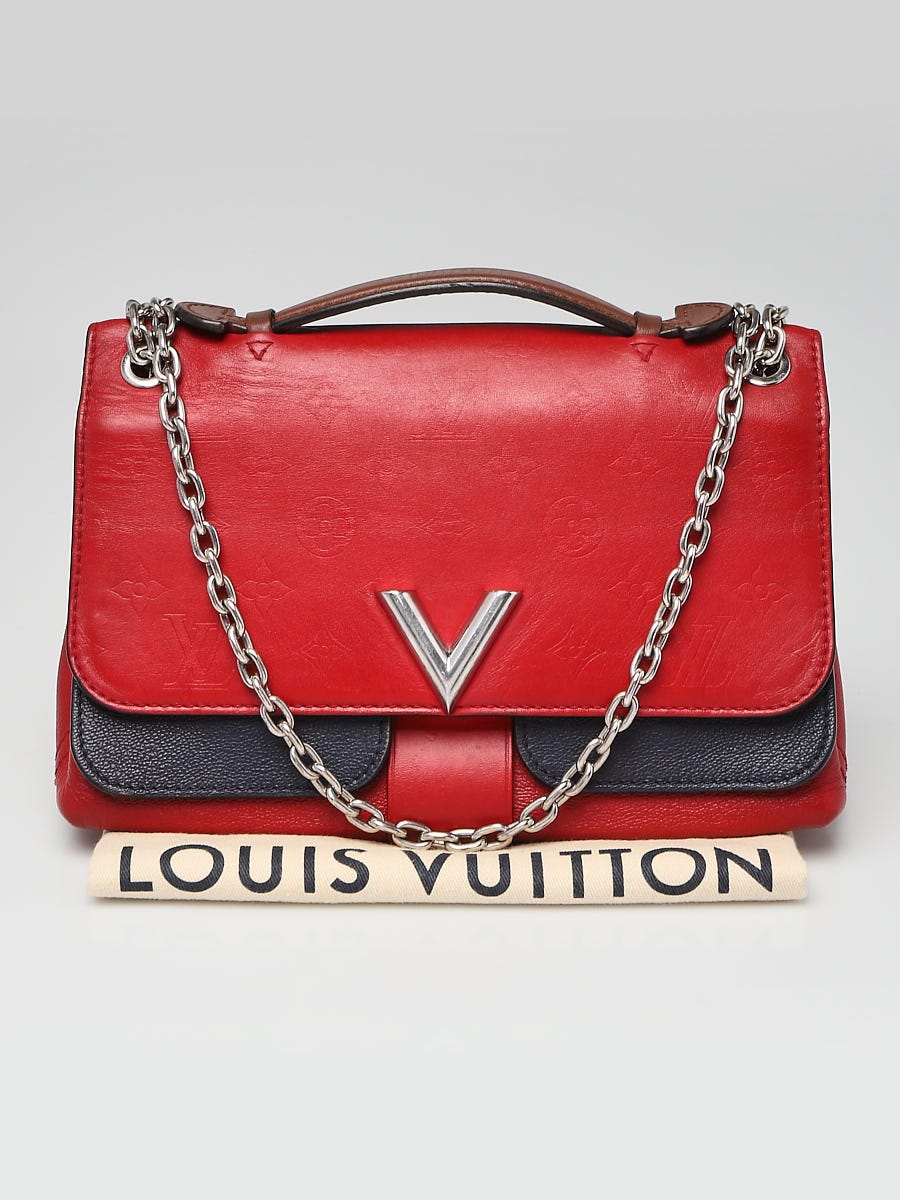 Louis Vuitton Red Leather Twist Shoulder Bag Louis Vuitton