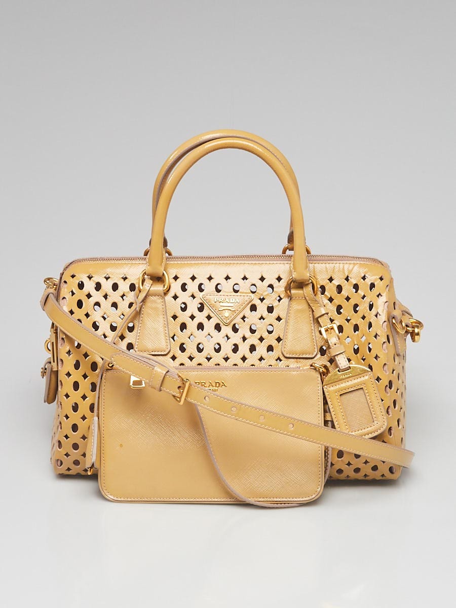 Prada Saffiano Fori Boston Bag - ShopStyle