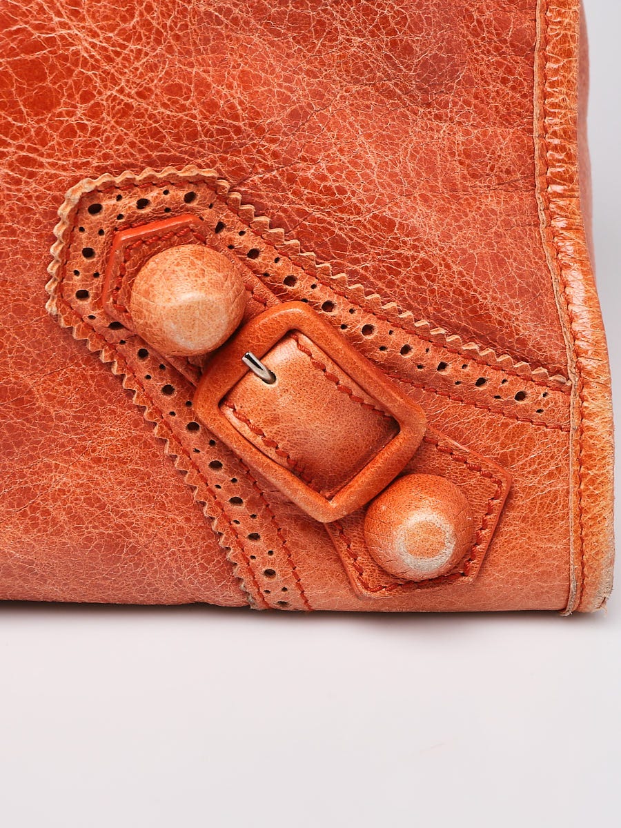Balenciaga Mandarin Lambskin Leather Giant Brogues Covered Balenciaga Mandarin Lambskin Leather Giant Brogues Covered