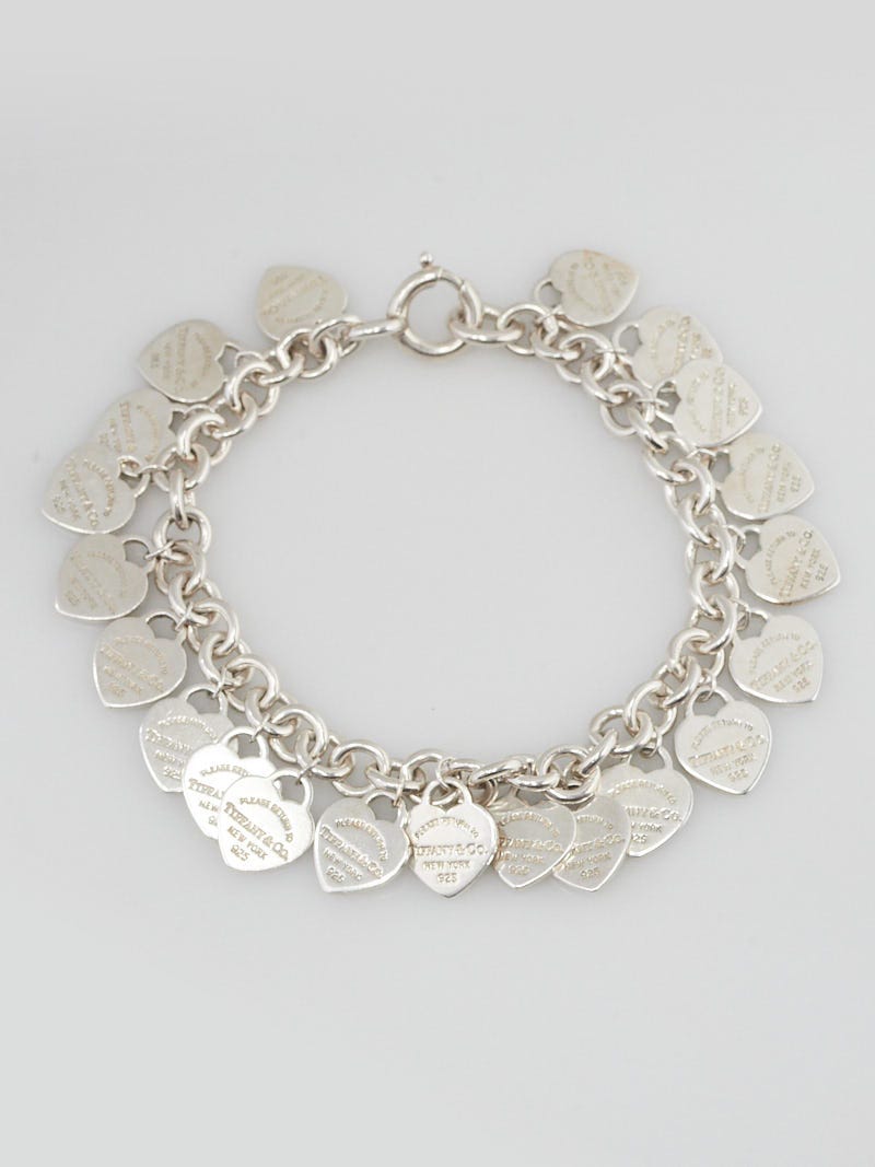 Tiffany and Co Silver Heart Sun Star Moon Horseshoe Bracelet Stencil Charm  Bangle - Etsy Canada