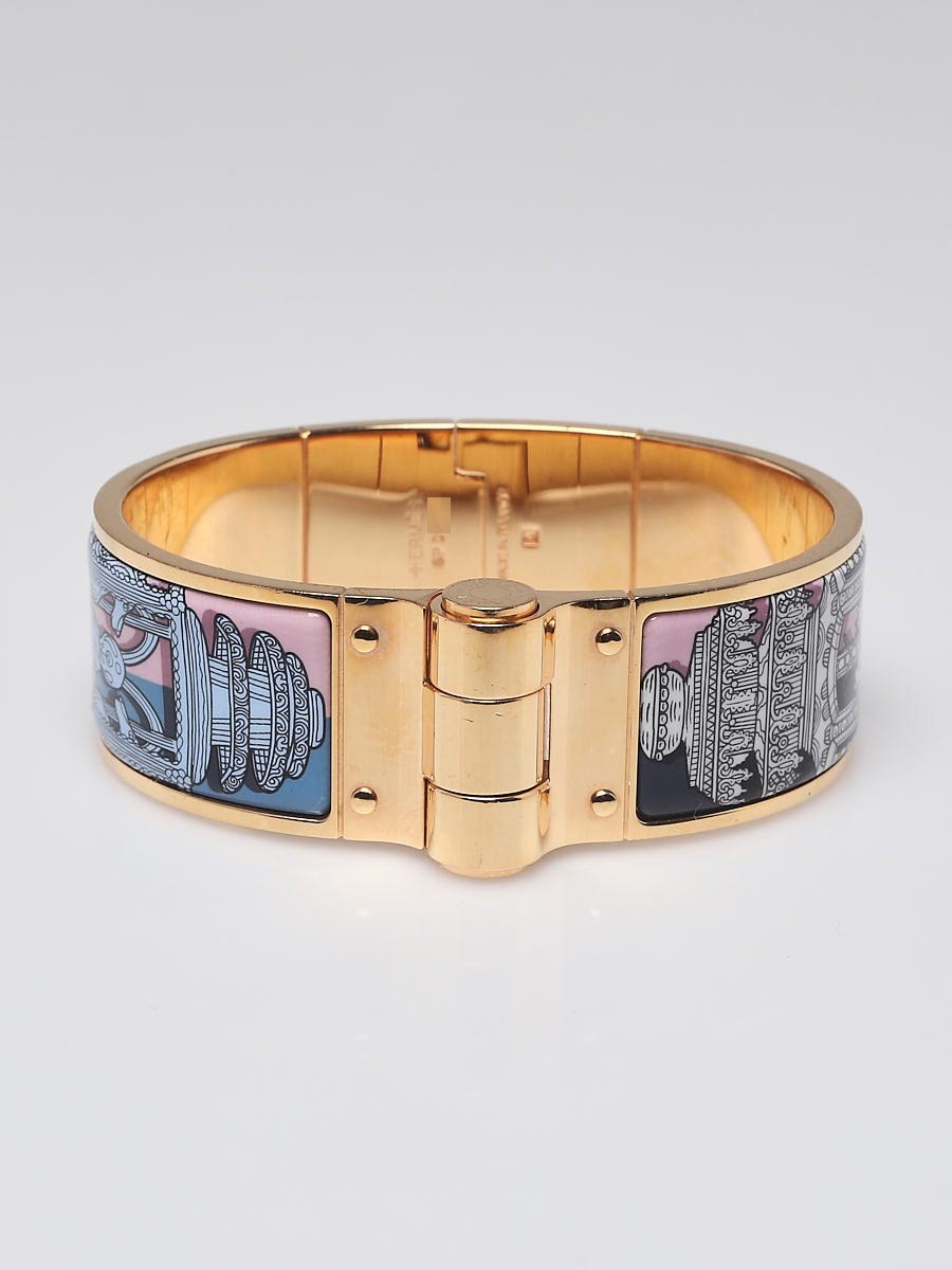 Hermes NEW Black Enamel/ Rose Gold Narrow Hinged Bracelet sz M For Sale at  1stDibs | hermes hinged bracelet, hermes hinged enamel bracelet, hermes  bracelet black