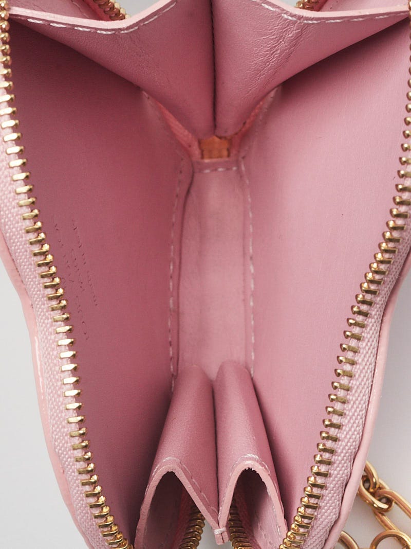 Louis Vuitton Light Pink Monogram Vernis Heart Coin-Purse