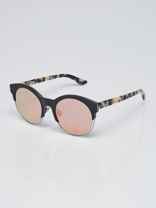 Louis Vuitton Black/White Tortoise Shell Acetate Frame Black Oliver  Sunglasses - Z2305W - Yoogi's Closet