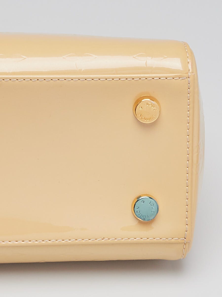 Louis Vuitton Louis Vuitton Poudre Monogram Vernis Brea Mm Bag In Patent  Leather Pastel Yellow on SALE