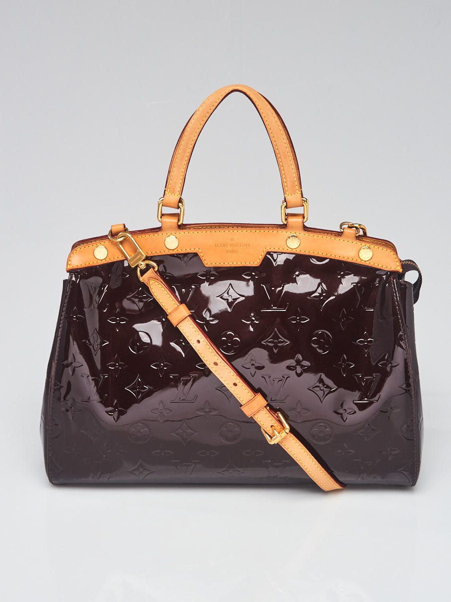 Louis Vuitton Amarante Monogram Vernis Brea GM Bag - Yoogi's Closet