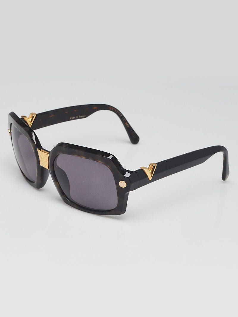 t*s様 LOUIS VUITTON パース Louis Vuitton Black Tortoise Shell Acetate Frame Monogram