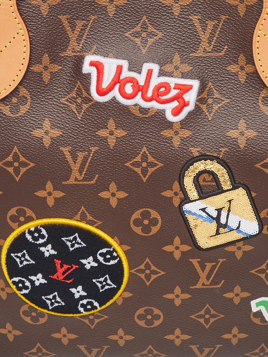 Louis Vuitton Limited Edition Monogram Canvas Patches Neverfull MM NM Bag -  Yoogi's Closet