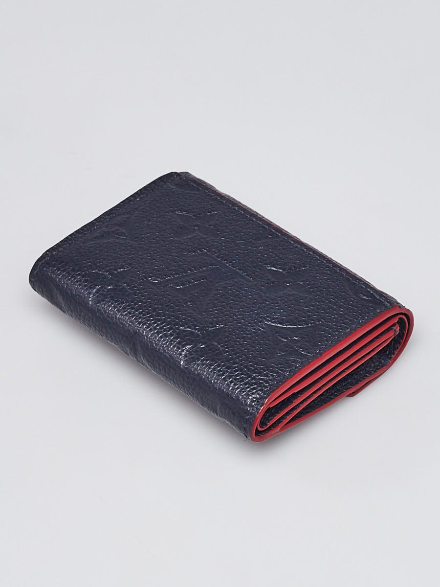 Louis Vuitton Marine Rouge Monogram Empreinte Leather Zippy Wallet -  Yoogi's Closet