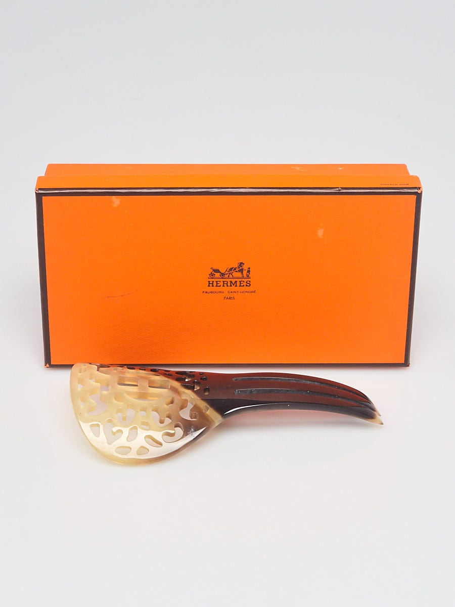 Hermes Natural Buffalo Horn Hair Comb | Yoogi display picture 2