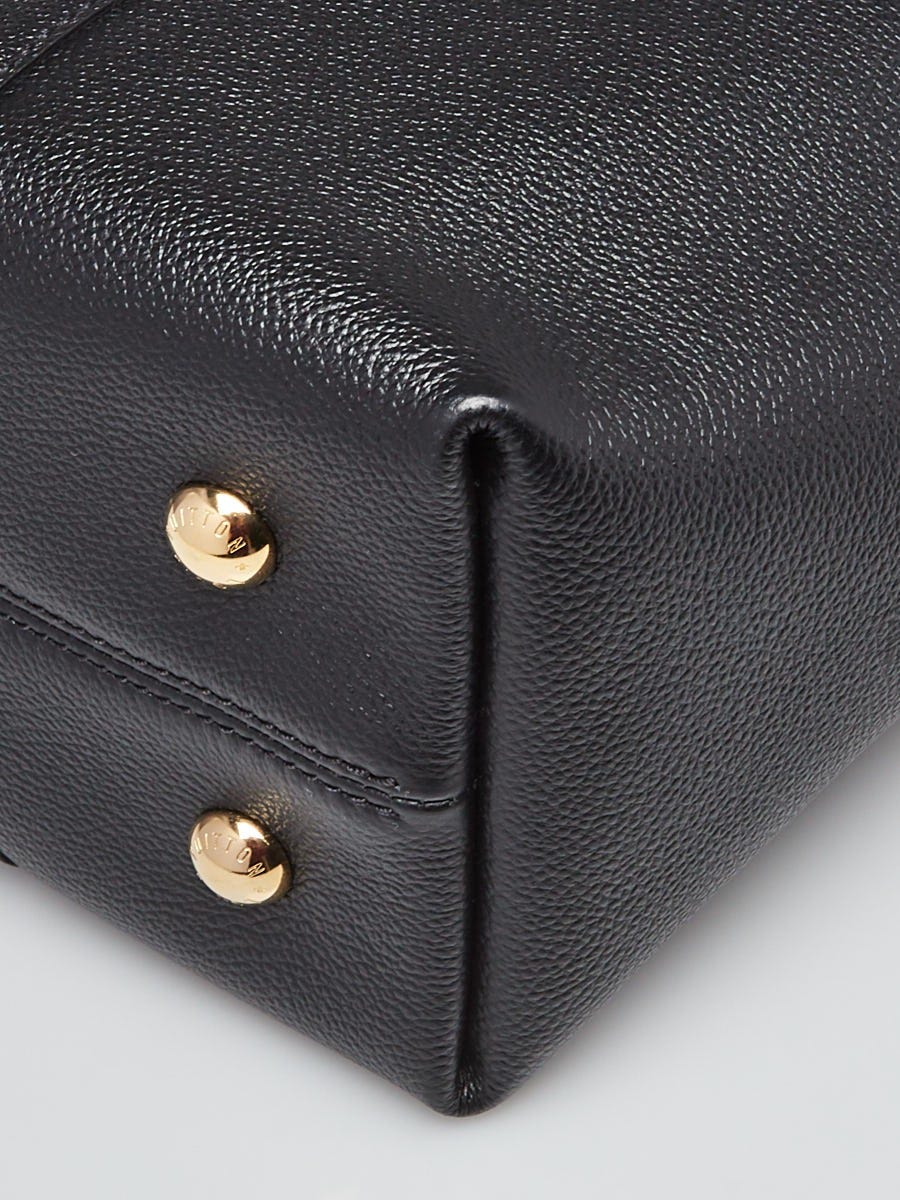 Louis Vuitton Black Leather Monogram Empreinte Melie Noir 2way Hobo Bag  ref.464035 - Joli Closet