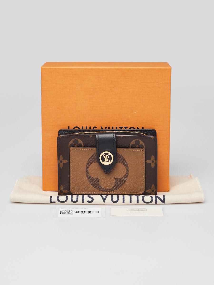 Louis Vuitton Monogram Reverse Giant Canvas Juliette Compact Wallet -  Yoogi's Closet