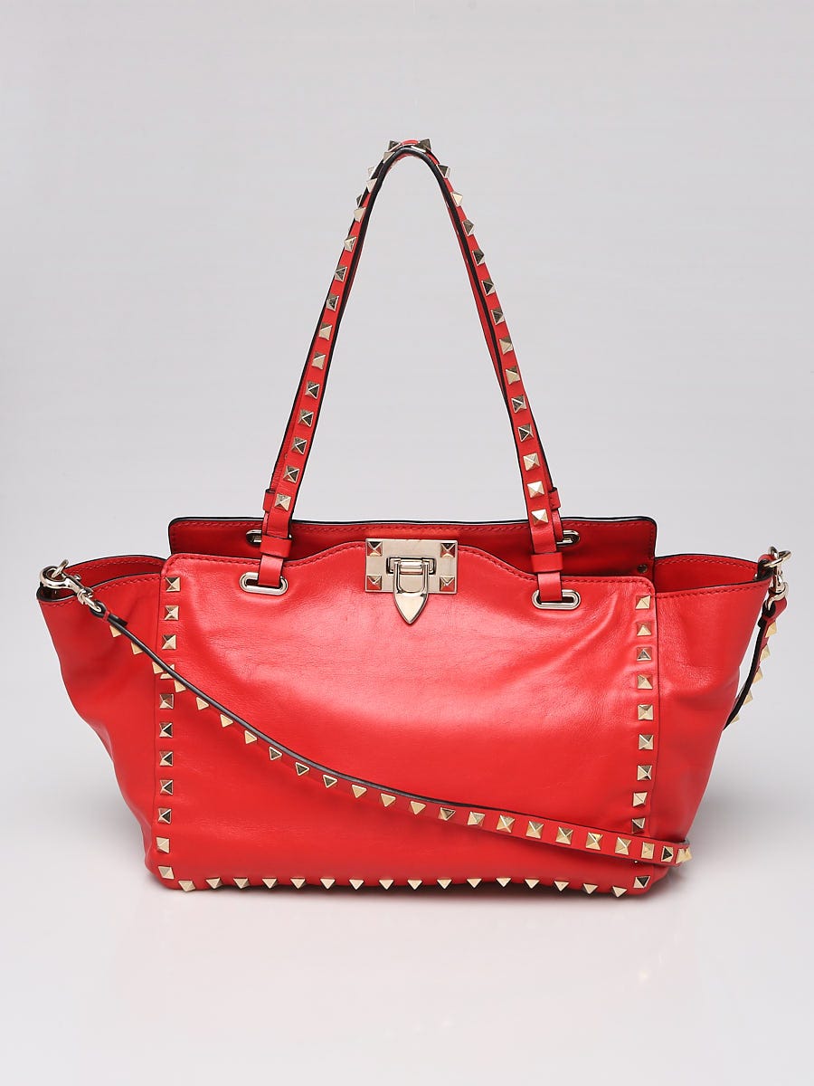 Shop Valentino Garavani Rockstud Spike Calfskin Shoulder Bag | Saks Fifth  Avenue