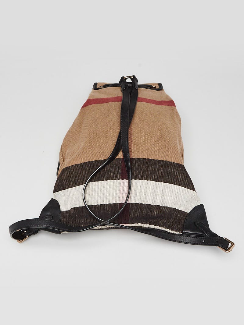 Burberry

Beige Check Canvas And Leather Chiltern Drawstring Backpack Burberry Beige Check Canvas and Leather Chiltern Backpack  main image 4