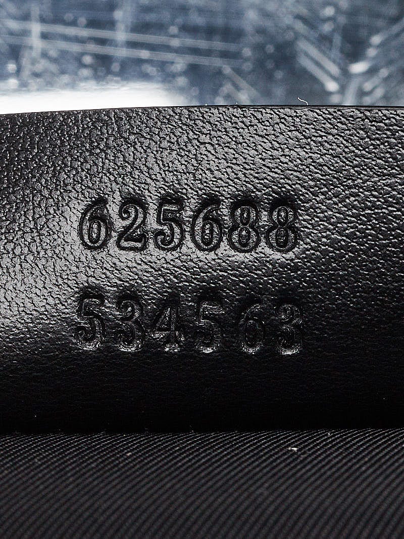 Gucci Black Quilted Leather Marmont Large Cosmetic Vanity