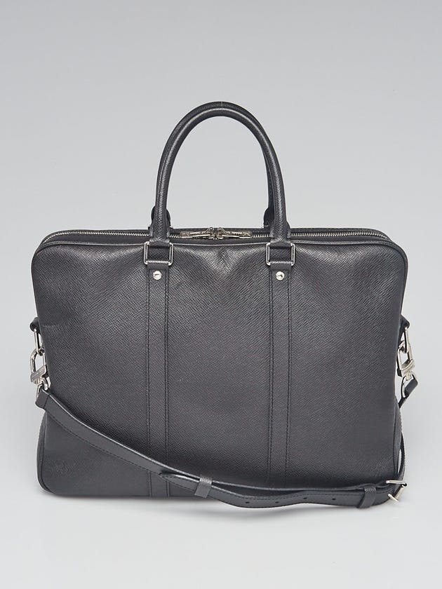 Louis Vuitton Ardoise Taiga Leather Porte-Documents Voyage PM Bag