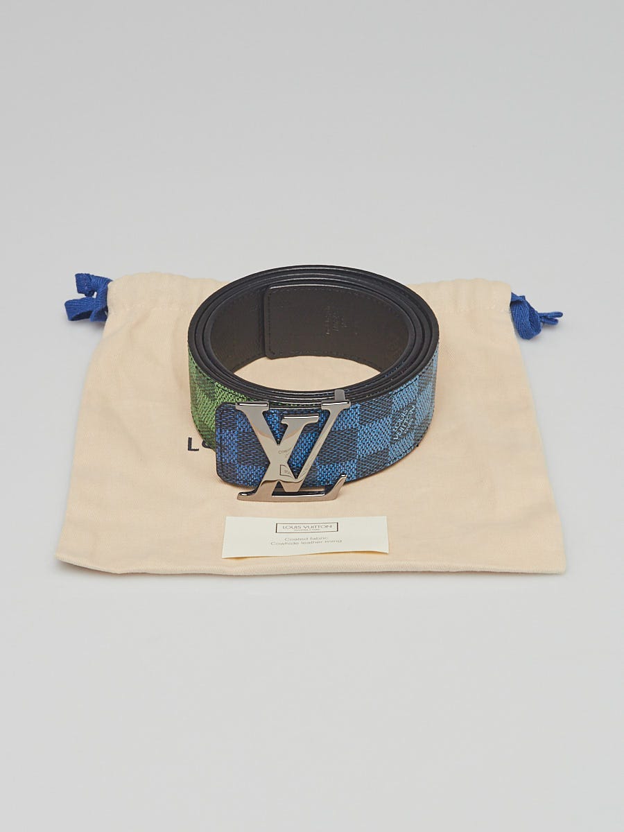 Louis Vuitton 40mm Rainbow Damier Canvas and Black Damier Leather LV  Initiales Belt Reversible Size 100 - Yoogi's Closet