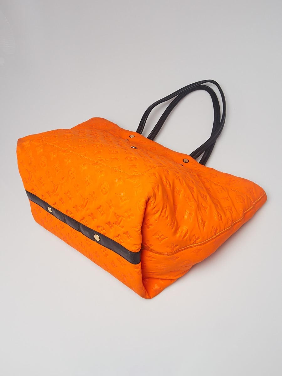 Louis Vuitton Orange Monogram Neoprene Limited Edition Scuba Clutch Louis  Vuitton