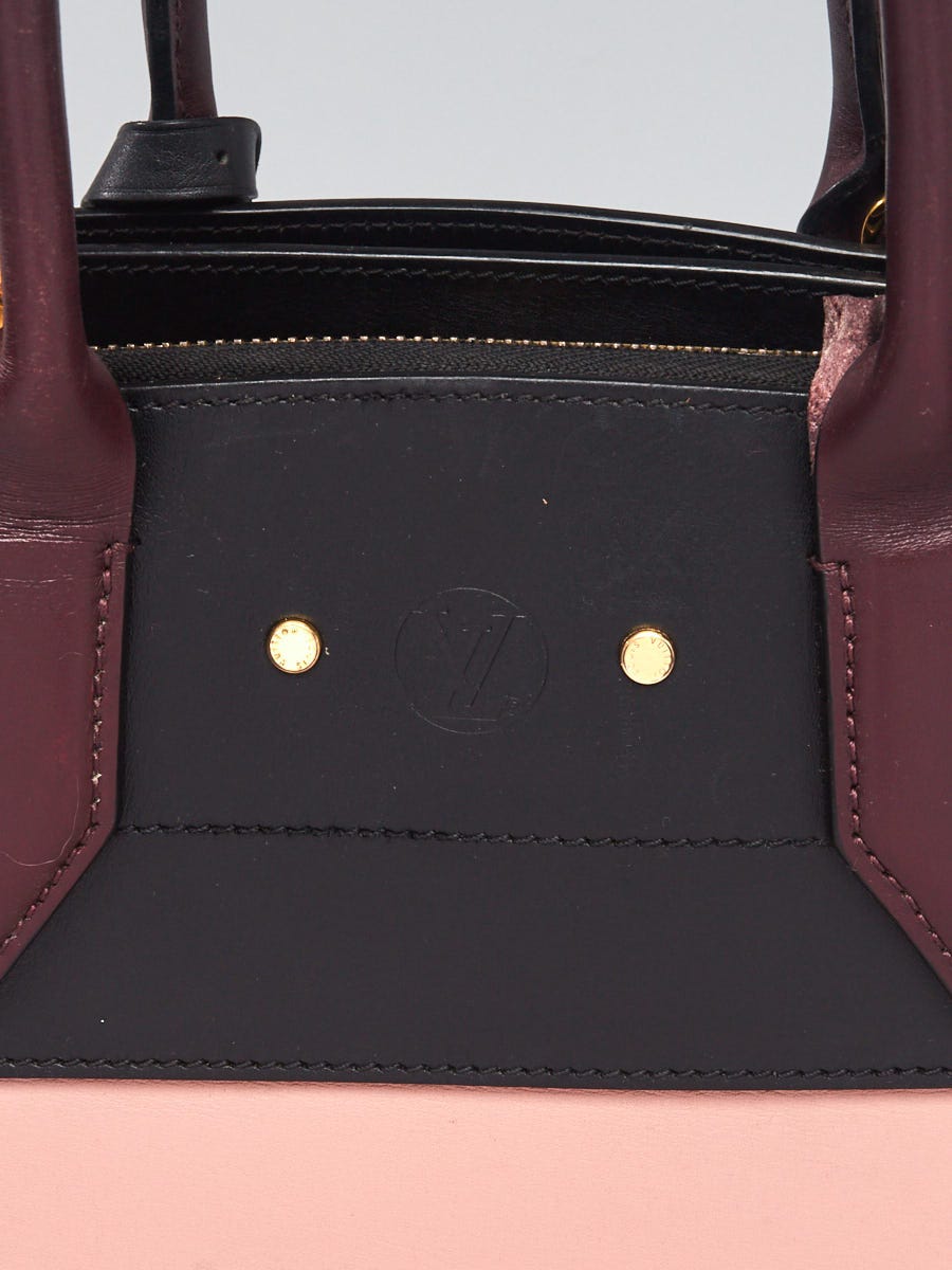 LOUIS VUITTON City Steamer PM Calfskin Leather Shoulder Handbag Green Black