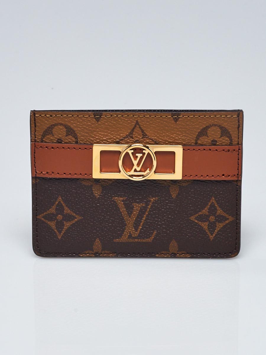 Louis Vuitton Monogram Canvas Reverse Dauphine Card Holder