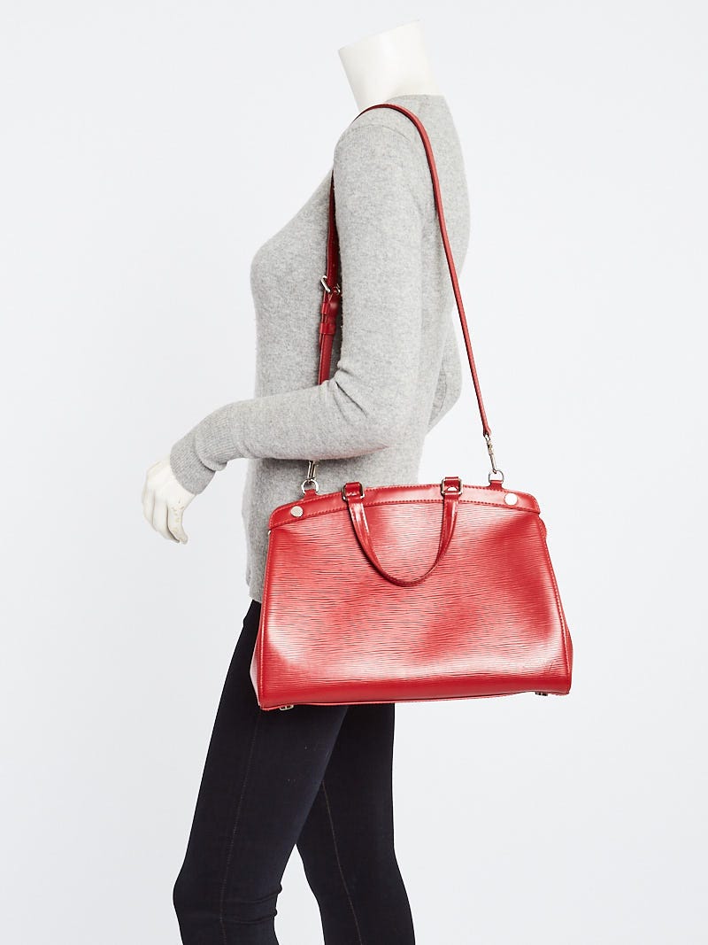 Louis Vuitton Brea MM Epi Leather Red
