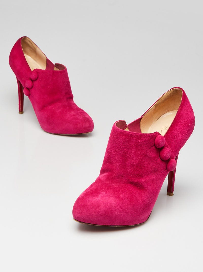 Louis Vuitton - Authenticated Ankle Boots - Pink for Women, Good Condition
