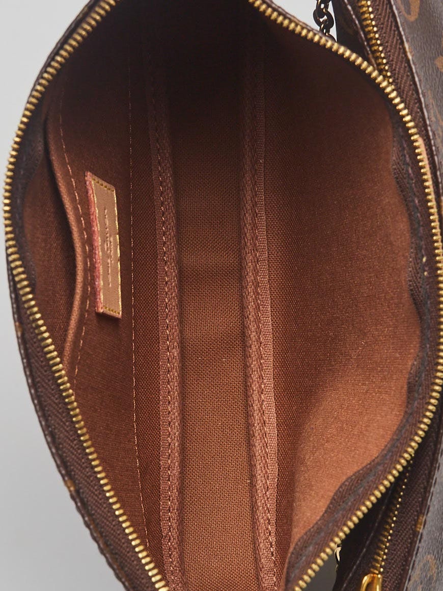 BRAND NEW ! Louis Vuitton M44813 Monogram Canvas Multi Pochette Accessories  -Khaki Strap