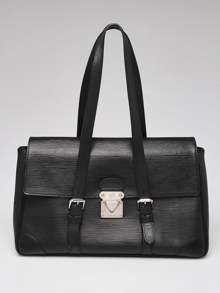 Louis Vuitton Black Epi Leather Segur MM Bag - Yoogi's Closet