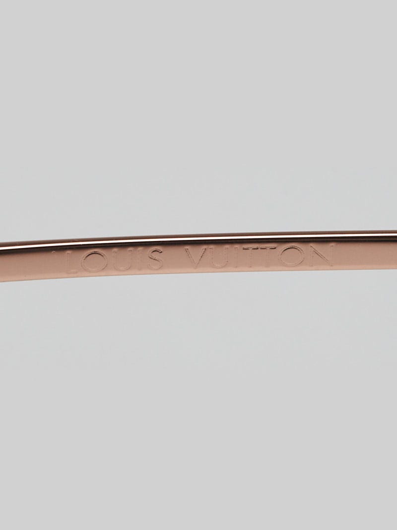 Aviator sunglasses Louis Vuitton Pink in Metal - 33599291