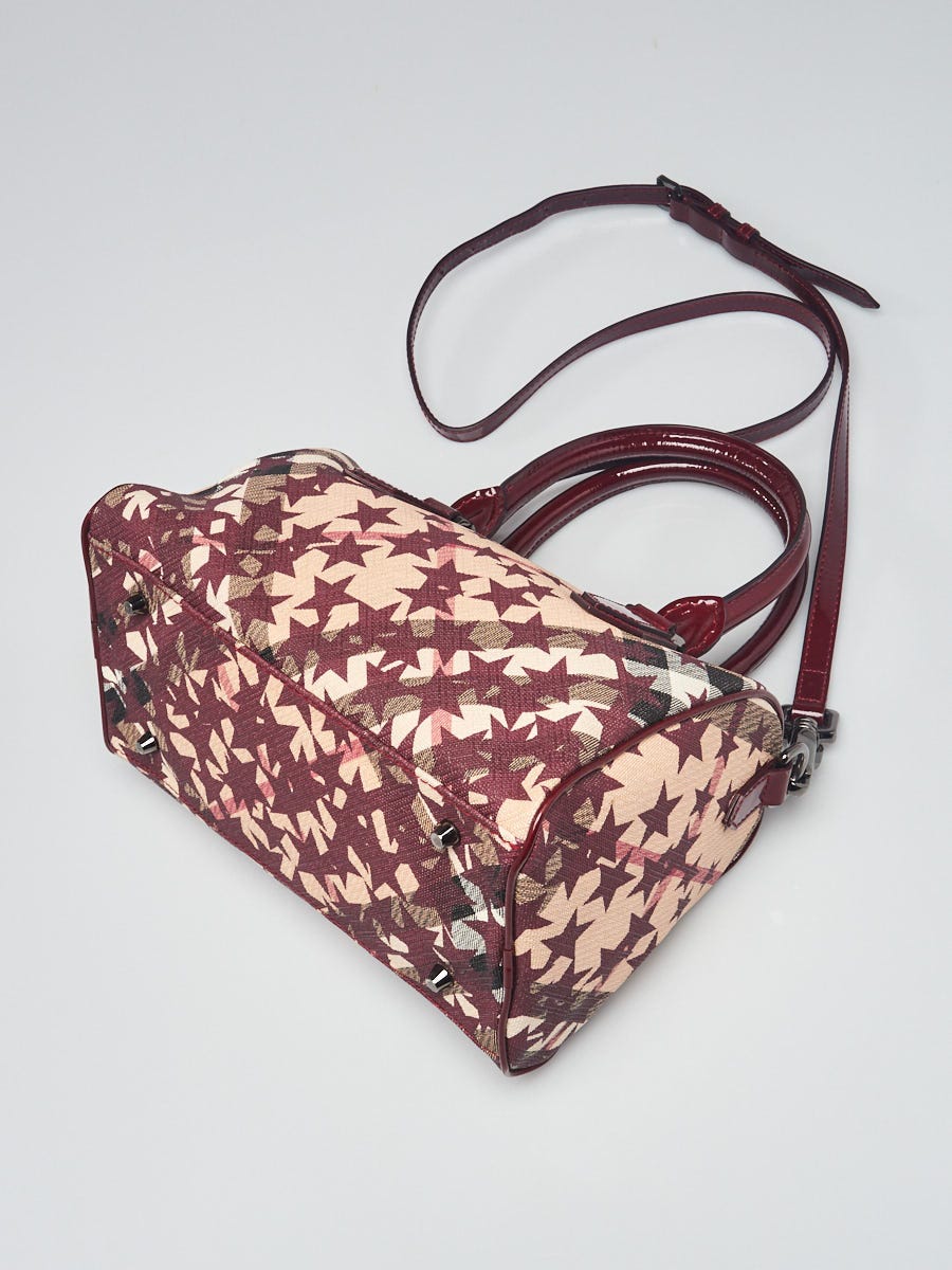 Burberry Super Nova Check Bowling Bag - Neutrals Handle Bags, Handbags -  BUR320789
