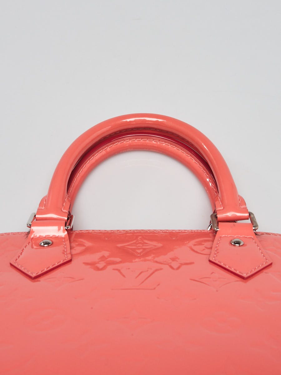 Louis Vuitton Rose Litchi Monogram Vernis Alma PM Bag - Yoogi's Closet
