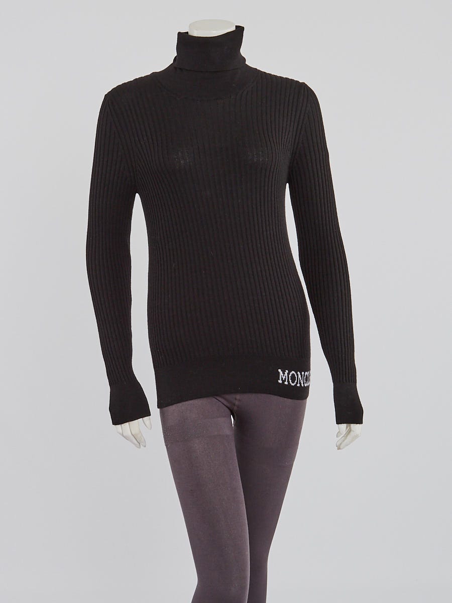 Louis Vuitton Ribbed Knit Leggings BLACK. Size S0