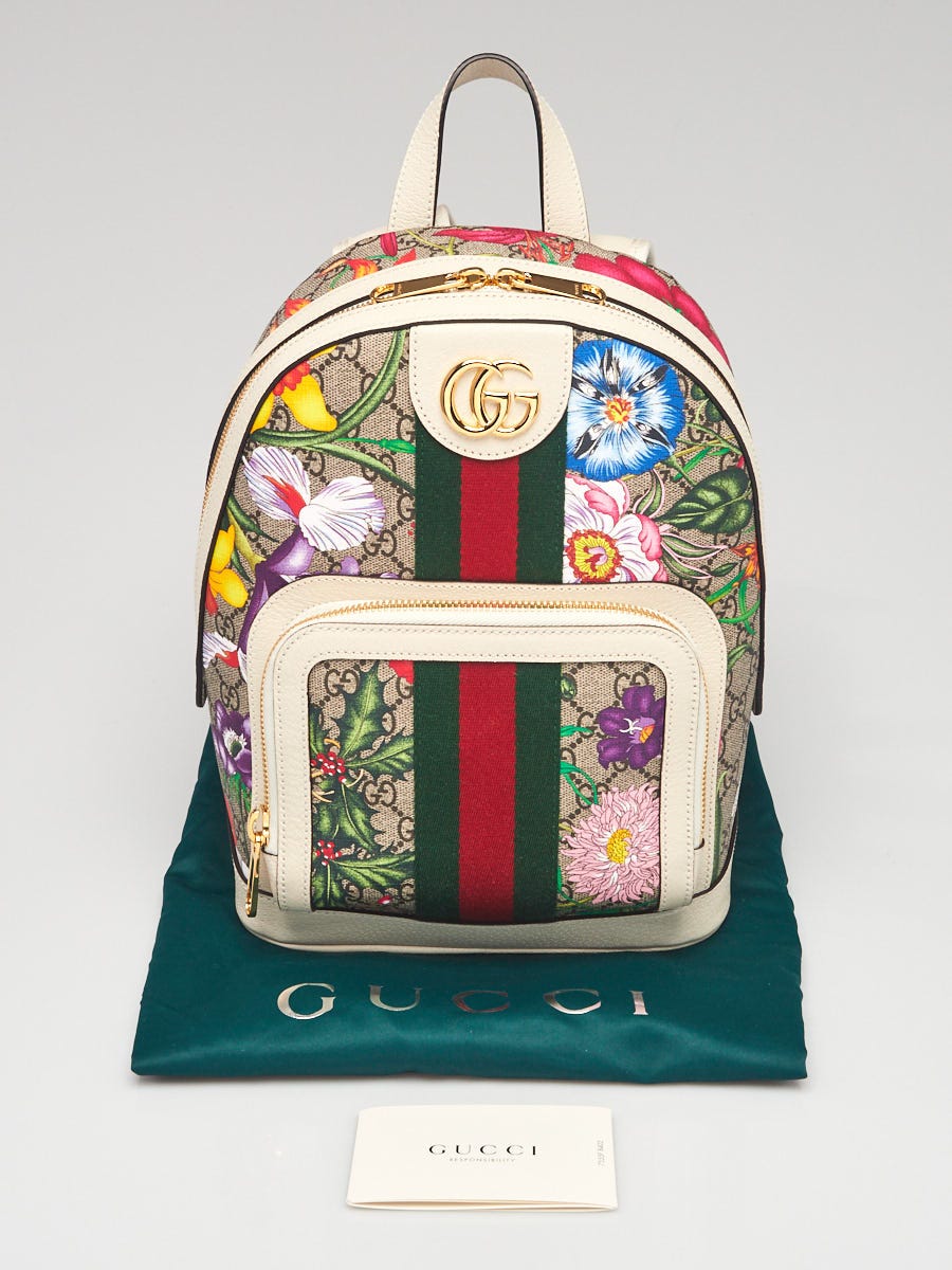 Gucci Multicolor Floral Print GG Coated Canvas Ophidia Shoulder Bag -  Yoogi's Closet