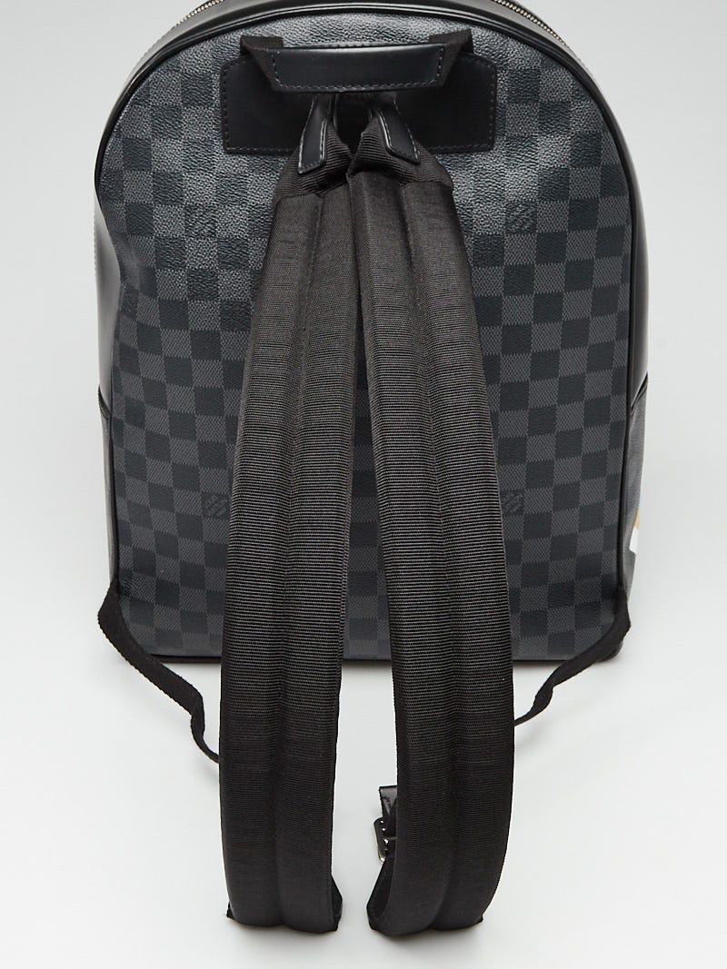 Louis Vuitton Canvas Damier Graphite Josh Backpack, myGemma