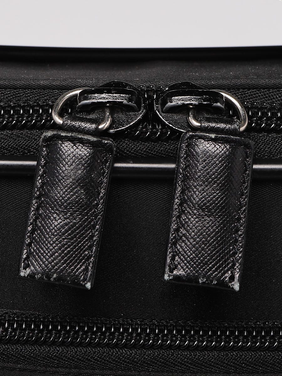 Prada Black Viaggio Nylon Briefcase Bag V147 | Yoogi's Closet