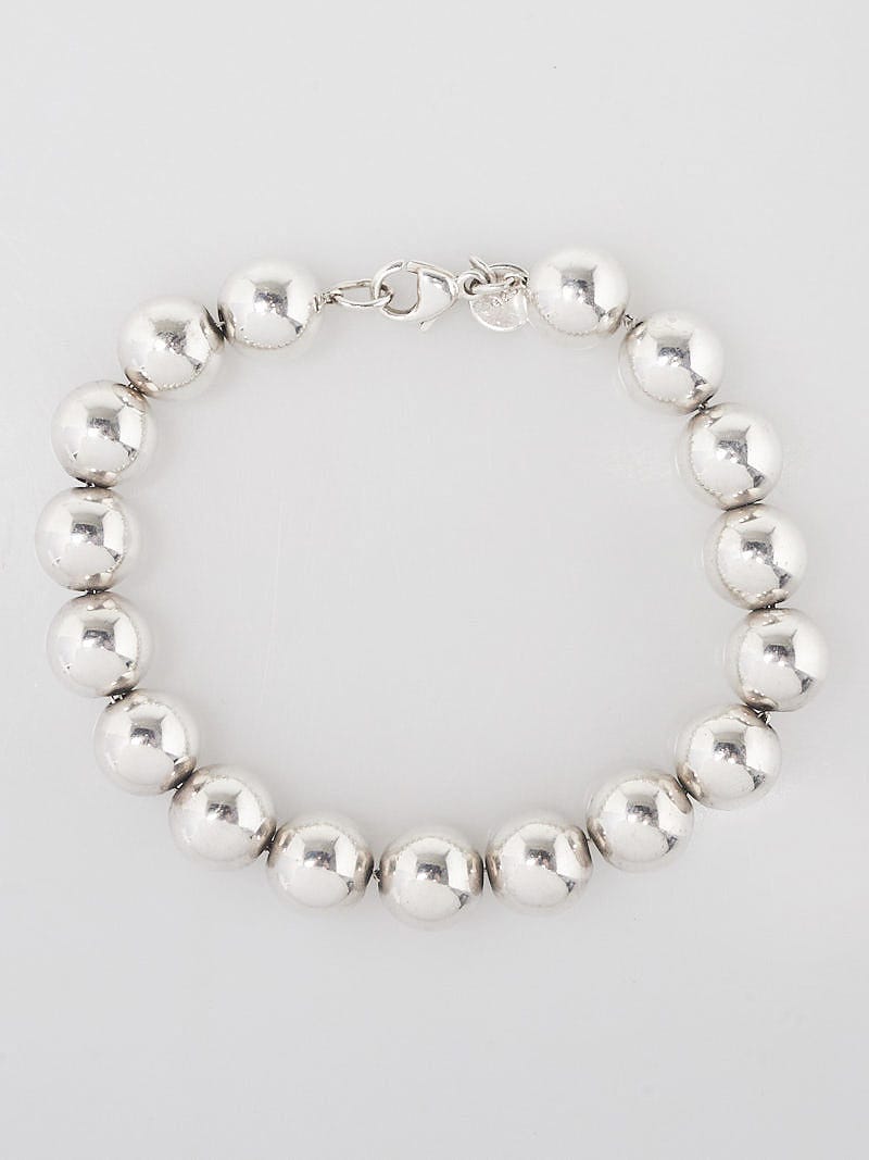 Tiffany & Co. Sterling Silver Hardwear Ball Bracelet