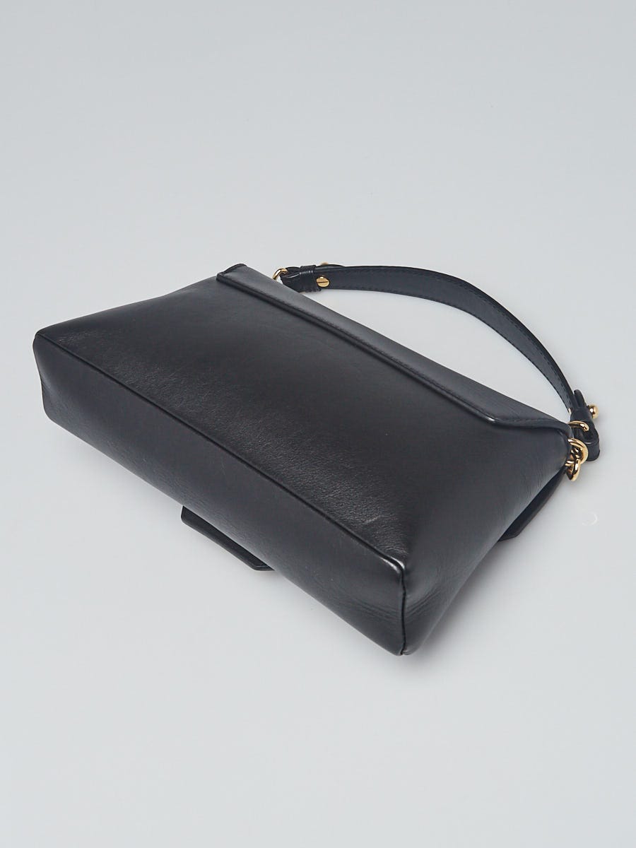 Louis Vuitton Love Note Chain Clutch Leather Black 2167791