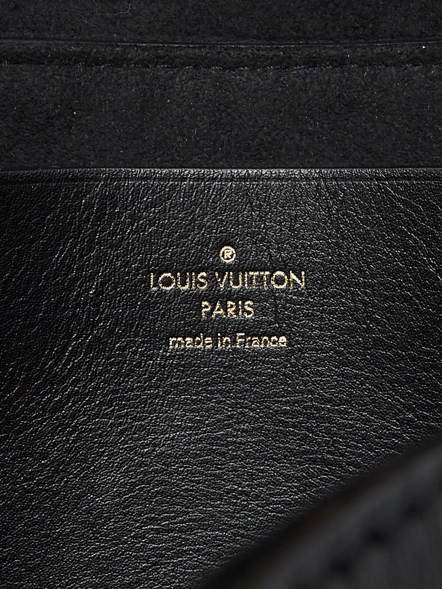 LOUIS VUITTON LOVE NOTE CALFSKIN LEATHER SHOULDER BAG BLACK (TT3265) 