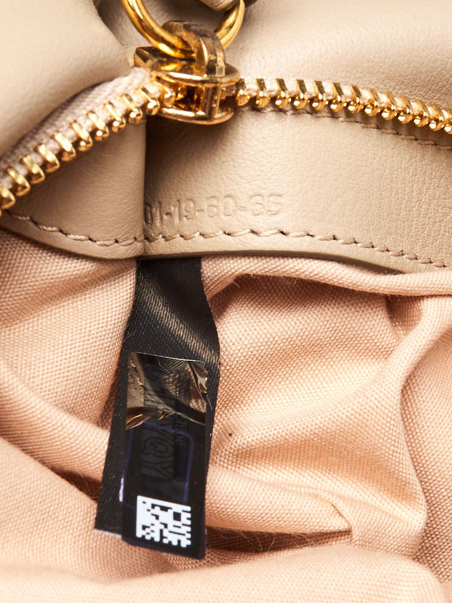 Chloe Pastel Grey Smooth Leather Mini Roy Shoulder Bag | Yoogi's