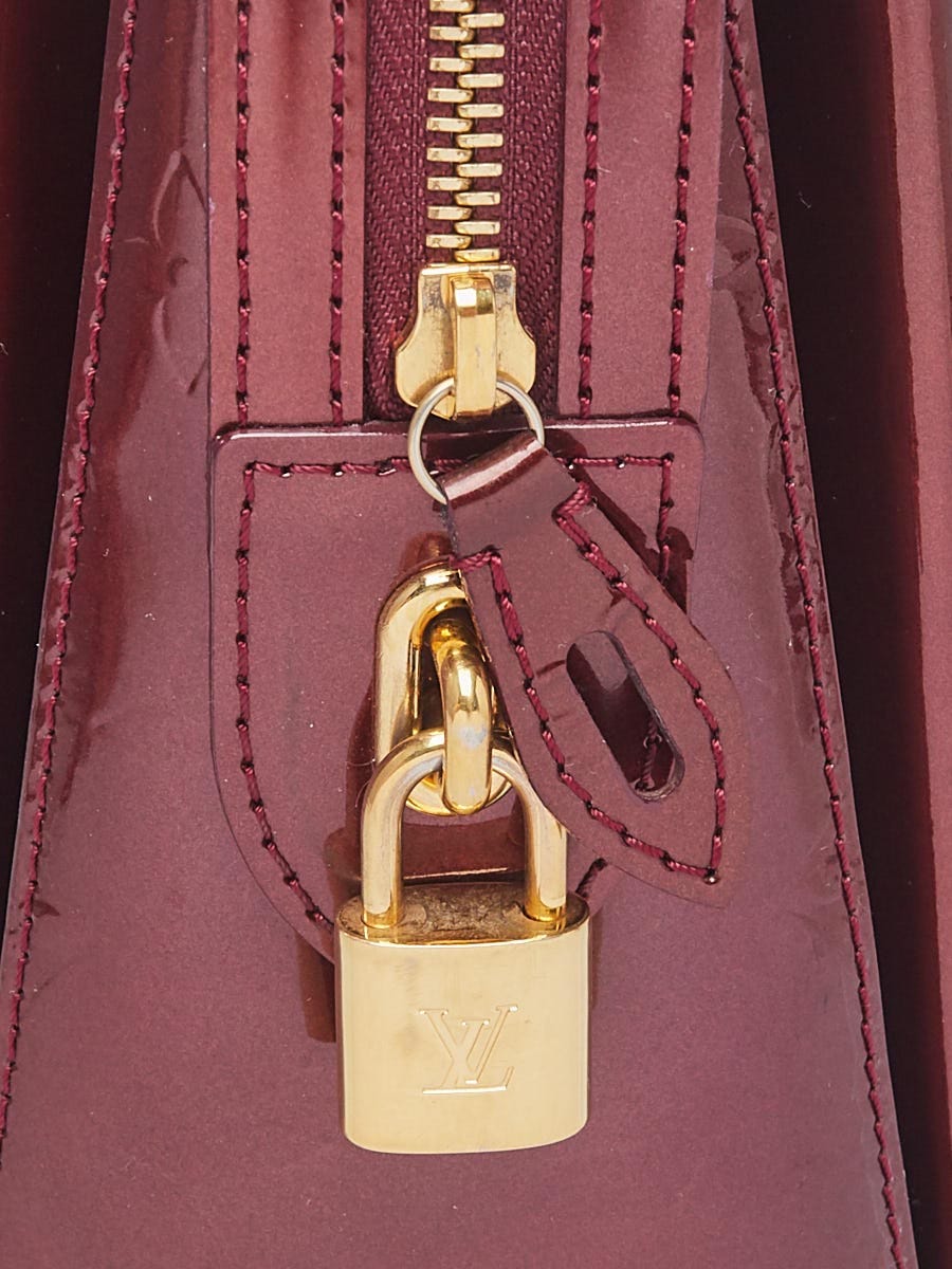 Louis Vuitton Magenta Monogram Vernis Brea PM NM Bag - Yoogi's Closet