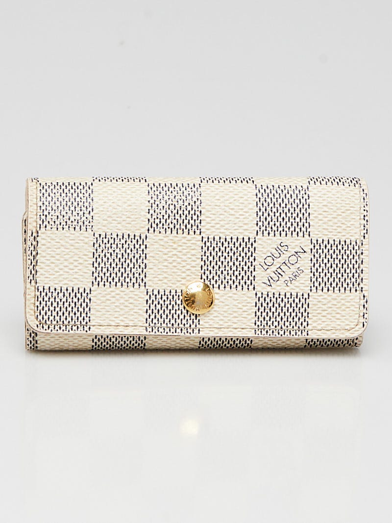 アクセサリー Louis Vuitton Louis Vuitton Damier Azur Canvas Multicles 4 Key Ring Holder