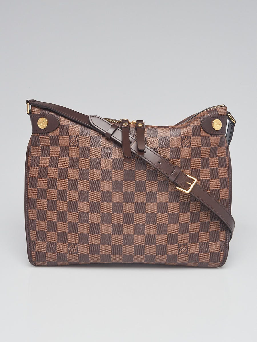 Louis Vuitton Duomo Handbag in Ebene Damier Canvas and Brown