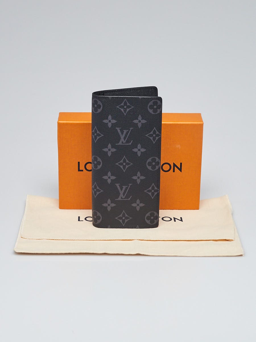 Louis Vuitton Monogram Eclipse Canvas Brazza Wallet - Yoogi's Closet