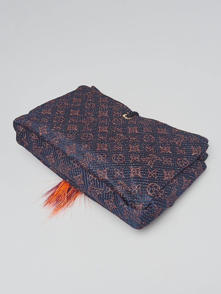 Louis Vuitton Limited Edition Indigo Monogram Metisse African Queen Clutch  Bag - Yoogi's Closet