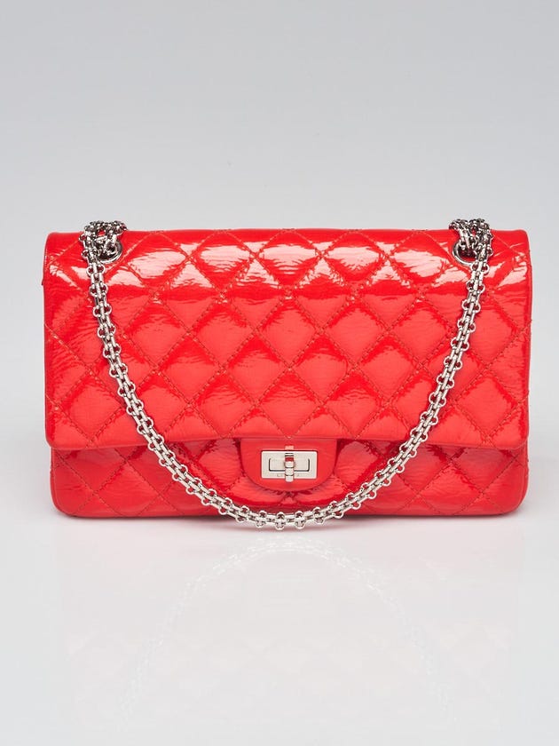 Chanel Red 2.55 Reissue Quilted Calfskin Leather 227 Jumbo Flap Bag