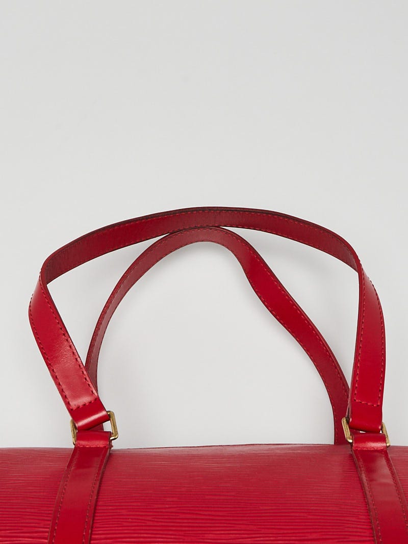 Louis Vuitton Red EPI Leather Soufflot Bag w/o Accessories Pochette