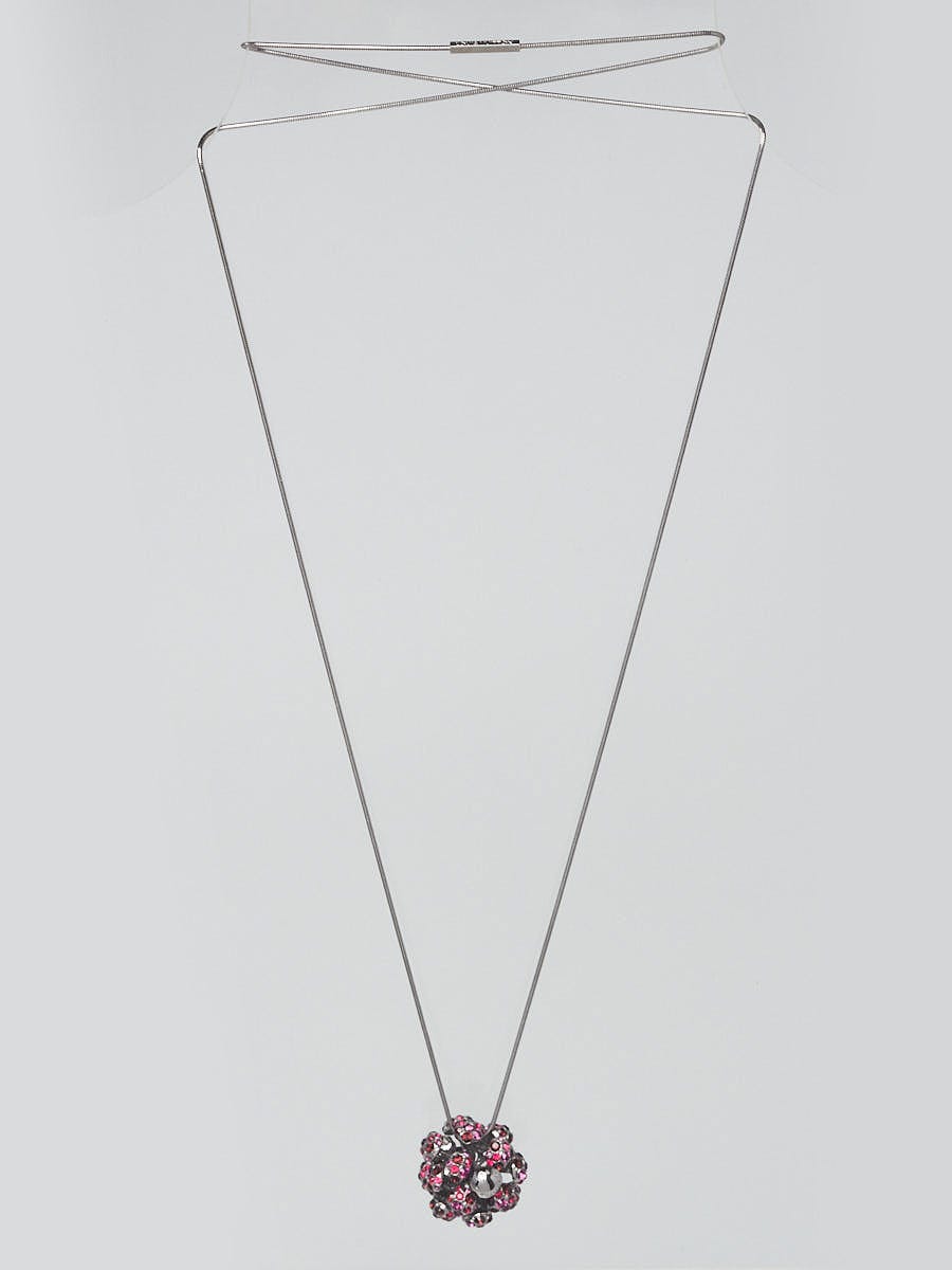 Louis Vuitton Metal and Swavorski 1001 Nuits Necklace (B+)